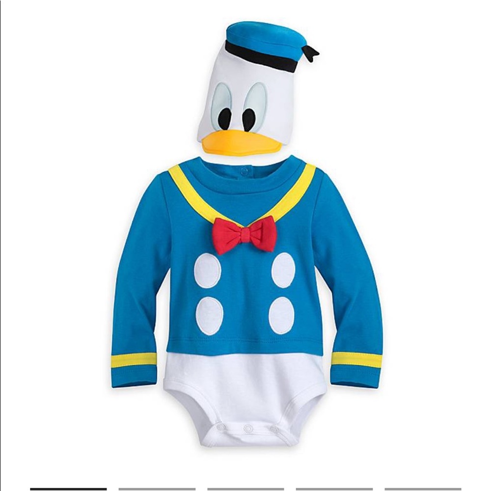 Disney Donald Onesie/hat/shoes